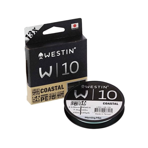 Westin W10 13 Braid Coastal Morning Mist 0.128mm 150m 7.3kg Westin W10 13 Braid Coastal Morning Mist 0.128mm 150m 7.3kg