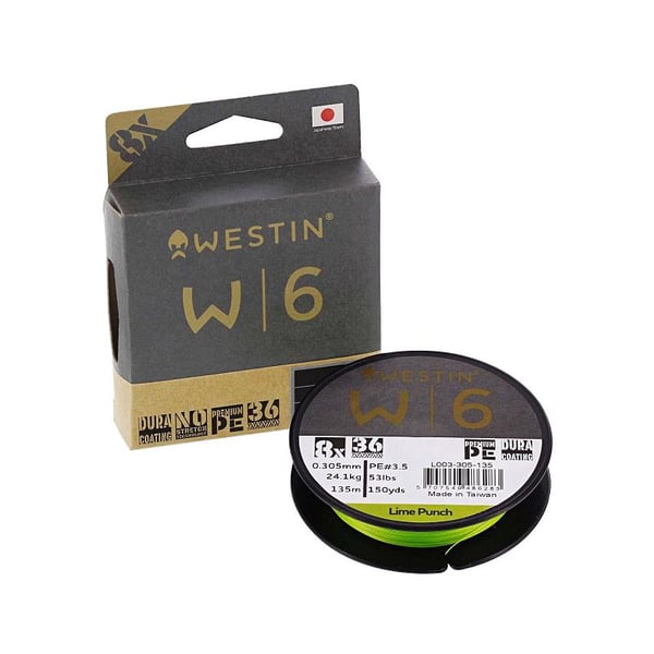 Westin W6 8 Braid Lime Punch 0.10mm 135m 3.8kg