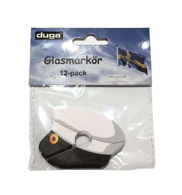 Glasmarkör Student Papp 12-pack Glasmarkör Student Papp 12-pack