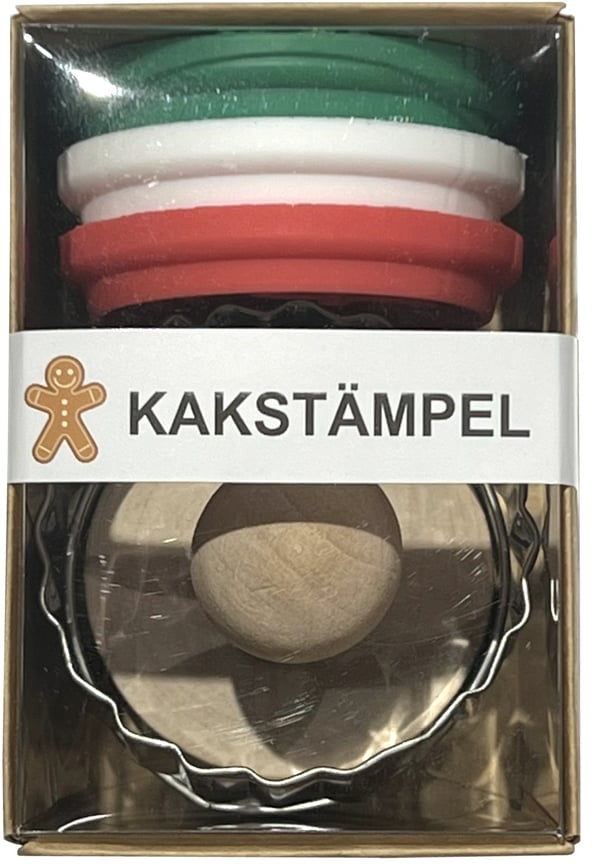 Peberkage Stempler Sæt Stempler Bagning 3 motiver
