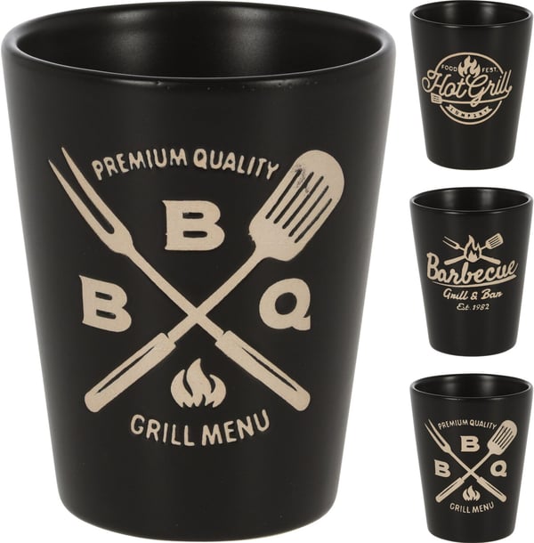 Mugg Svart Grill/Barbecue 3-pack Mugg Svart Grill/Barbecue 3-pack