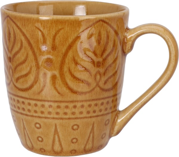 Mugg Brunorange Keramik 39 cl 4-pack
