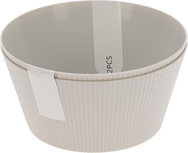 Skål Taupe 2-pack Melamin