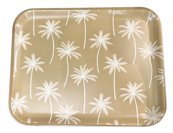 Bakke Palmer Beige/Hvid Melamin