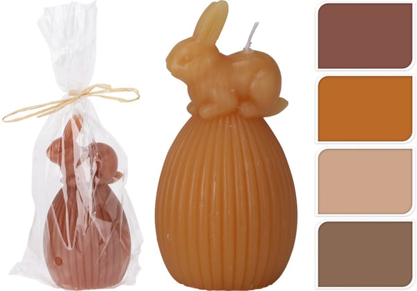 Ljus Påskhare Ägg Beige