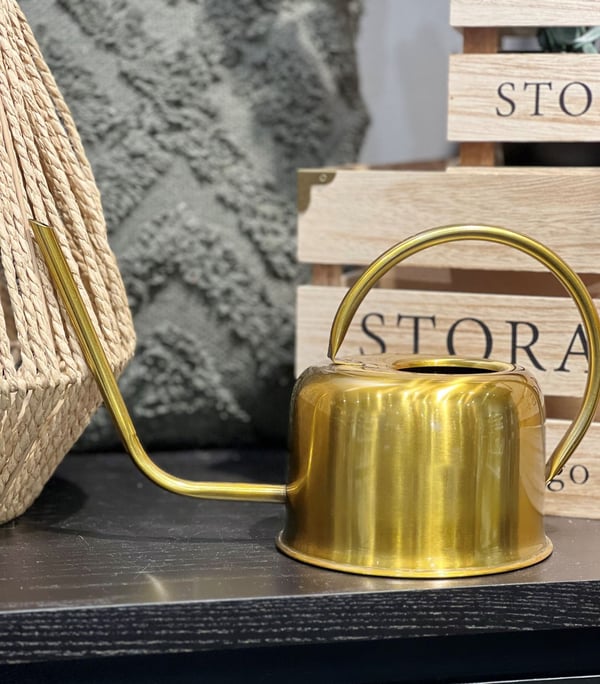 Vattenkanna Guld Metall 1 l
