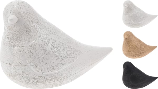 Fågel Svart 14 cm