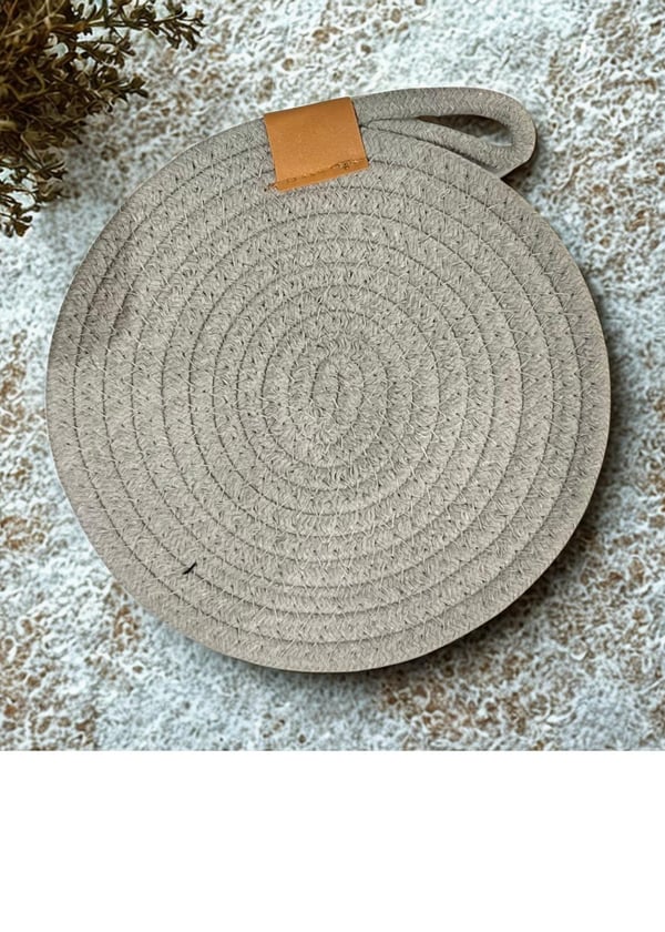 Underlägg Grytunderlägg Textil Ljusgrå