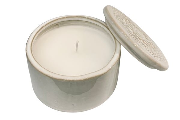 Doftljus med lock Coconut