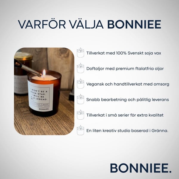 Bonniee Doftljus Polka 150 gram