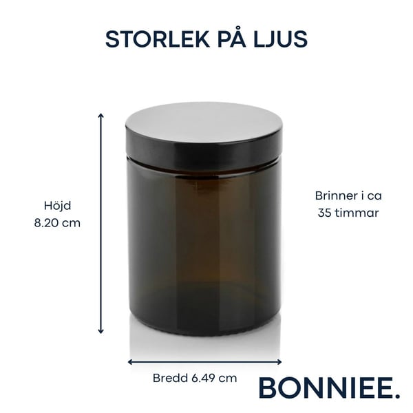 Bonniee Doftljus Vit Mysk 150 gram