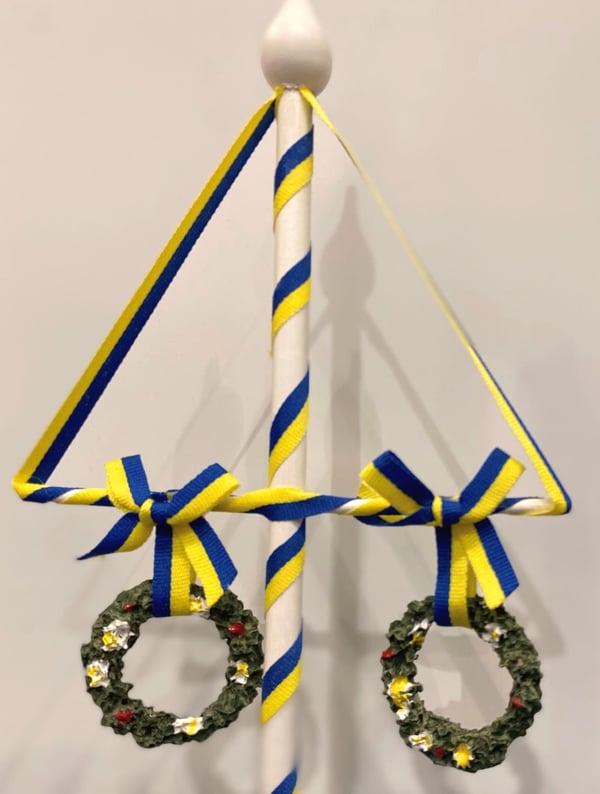 Midsommarstång Trä/poly 37 cm