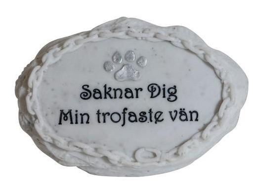 Haudan koristelu Koira Uskollinen ystäväni