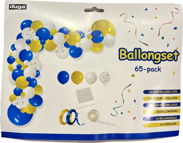 Tillykke folieballon Sølv 40cm