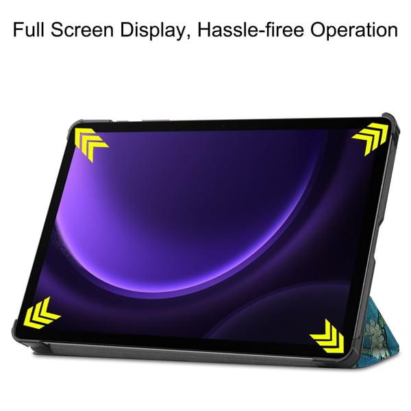 Trifoldet stativ Smart Taske til Samsung Galaxy Tab S10 Lite / S10 FE / S9 FE