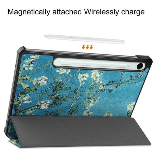 Trifoldet stativ Smart Taske til Samsung Galaxy Tab S10 Lite / S10 FE / S9 FE