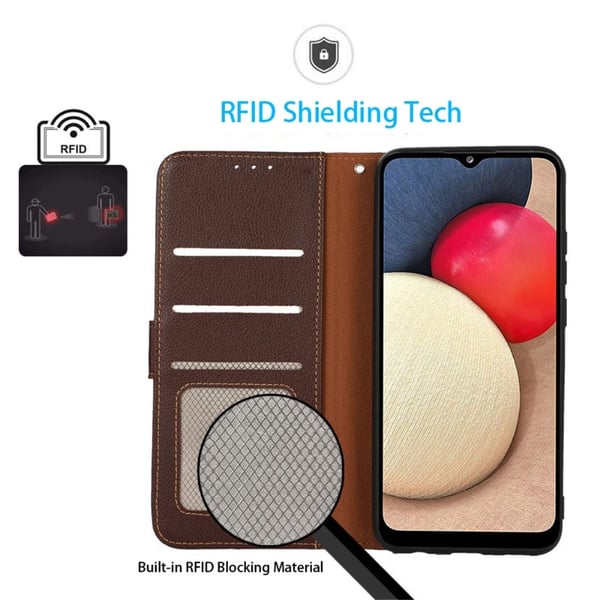 KHAZNEH Lommebok - deksel til Xiaomi 13T/13T Pro - Brun/Blå