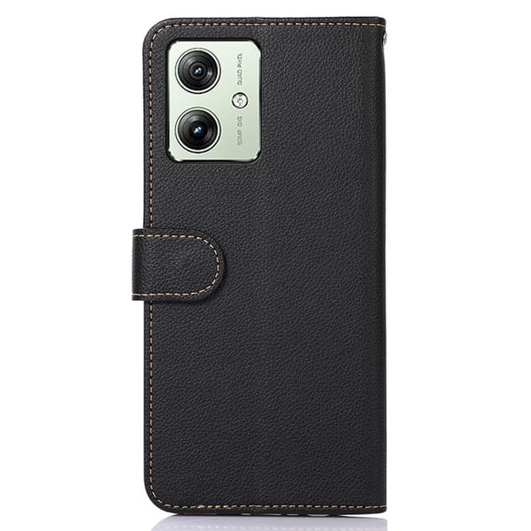 Motorola Moto G54 5G KHAZNEH Lommebok - deksel - Svart/Rød