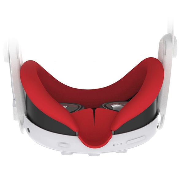 Meta Quest 3 Eye Mask Støvtett Beskyttende Deksel Med Nesestøtte - Rød