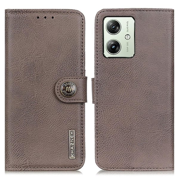 KHAZNEH Motorola Moto G54 Lommebok - deksel - Khaki