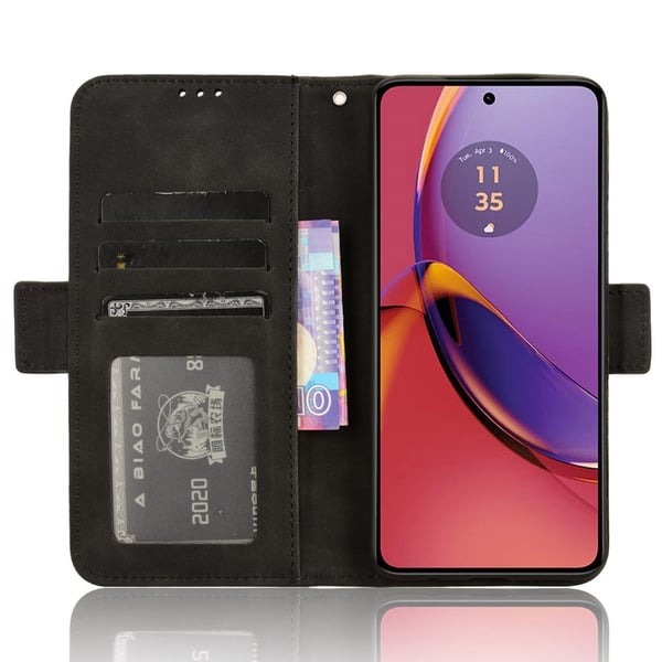 Motorola Moto G84 Lommebok - deksel med Kortholder - Svart