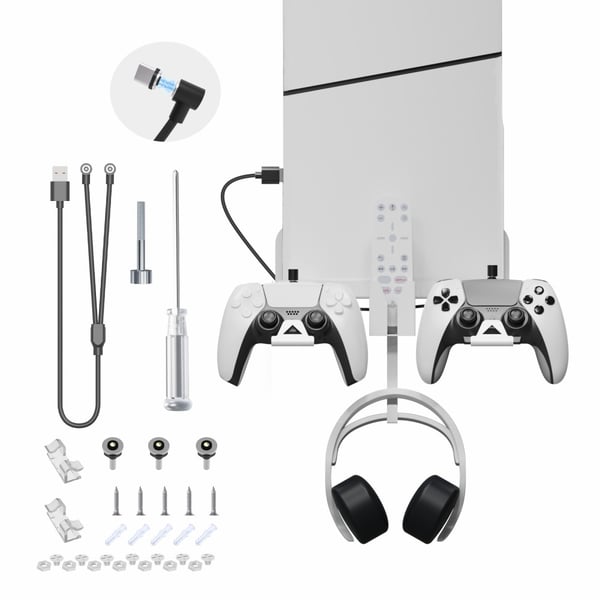 PlayStation PS5 slank veggmontert brakettkontrolllader