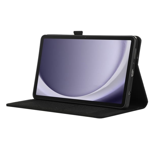 Samsung Galaxy Tab A9 - tablettikotelon kansi kangasrakenne - musta