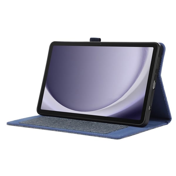 Samsung Galaxy Tab A9 Sammenleggbart deksel kortholder Stofftekstur
