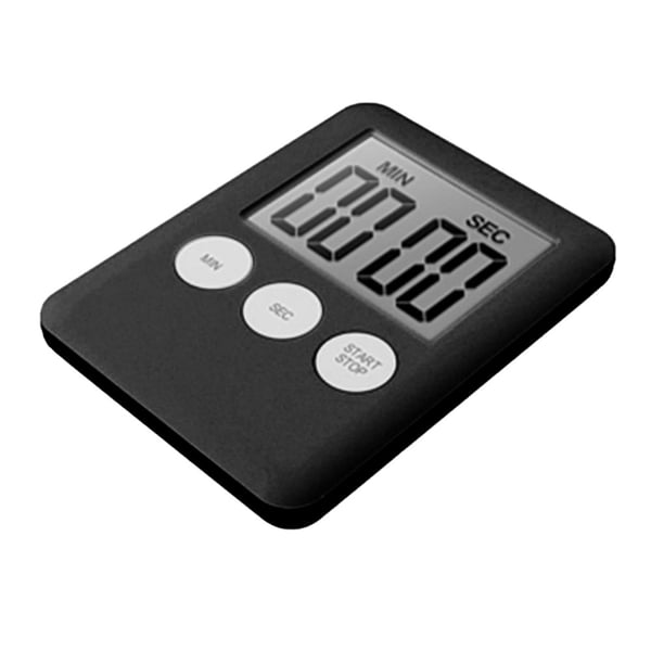 Tynd Køkken Timer Timer Storskærm Digital Magnetisk Nedtælling