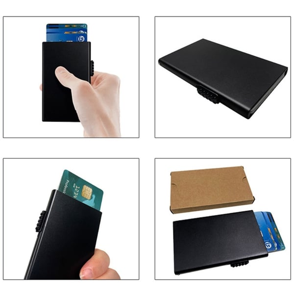 RFID - blokkerende ID - kortveske Kredittkortholder Popup