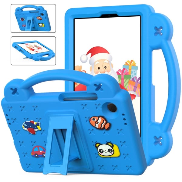 Til Samsung Galaxy Tab A9 EVA Foam Stativdeksel - Lyseblå