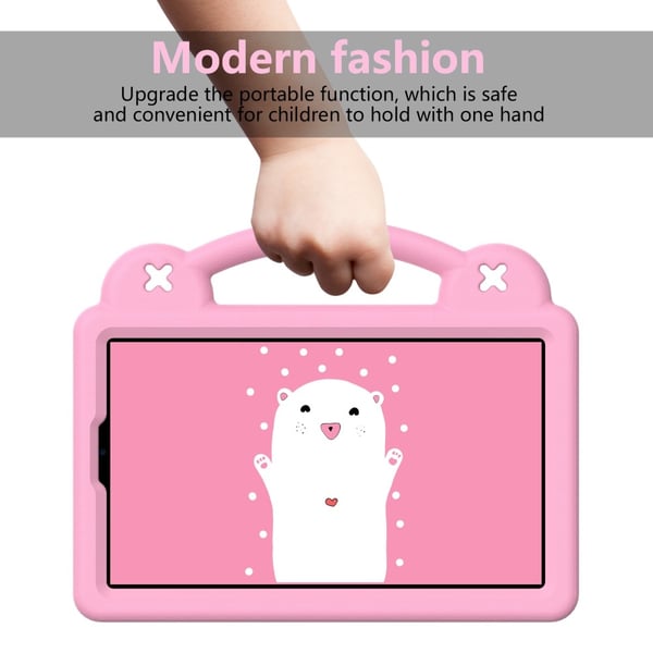 Til Samsung Galaxy Tab A9 EVA Foam Stativdeksel - Rosa