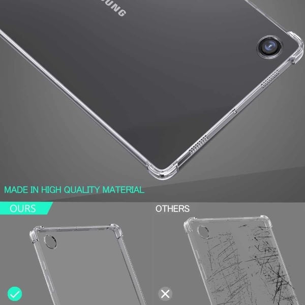 Til Samsung Galaxy Tab A9 Etui TPU cover + Hærdet Glas
