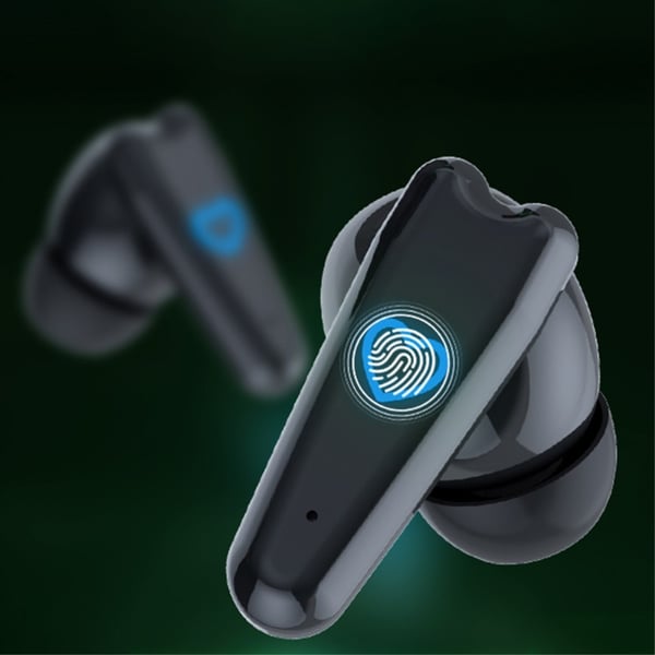 Bluetooth 5.3 In - Ear kuulokkeet + sydänlatauskotelo - musta