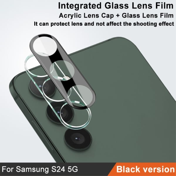 IMAK til Samsung Galaxy S24 kameralinsedeksel i herdet glass linsefilm
