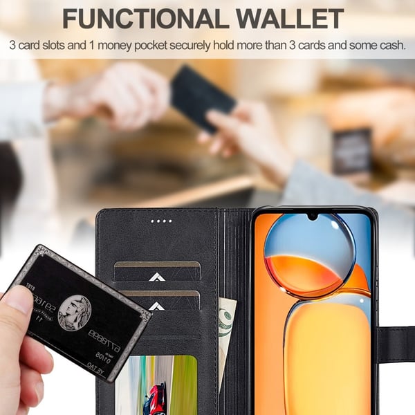 LC.IMEEKE Pung etui Etui Shell til Xiaomi Redmi 13C
