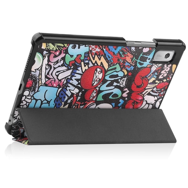 Lenovo Tab M9 kolminkertainen jalustan kansi - Graffiti