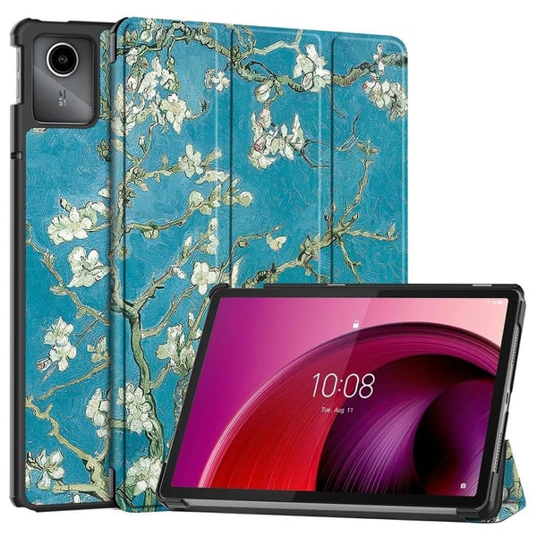 Til Lenovo Tab M11 Trifoldet Stativdæksel - Blossom
