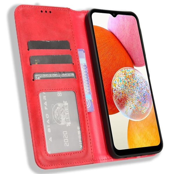 Samsung Galaxy A15 5G Lommebok - deksel - Rød