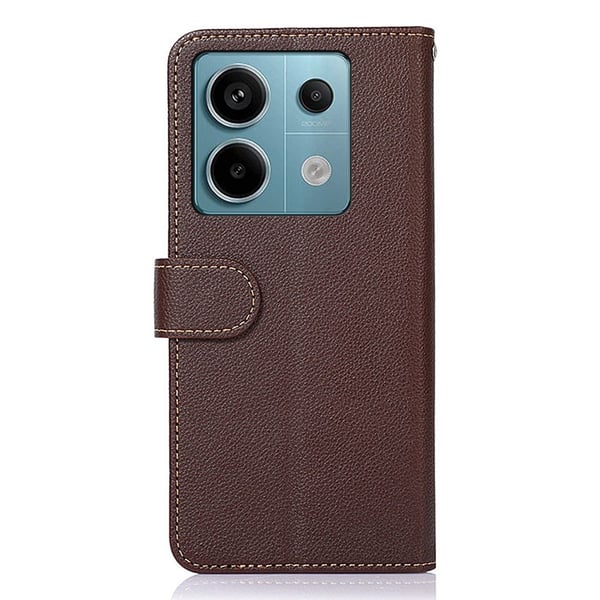 Til Xiaomi Redmi Note 13 Pro 5G Deksel KHAZNEH Brun - Blå