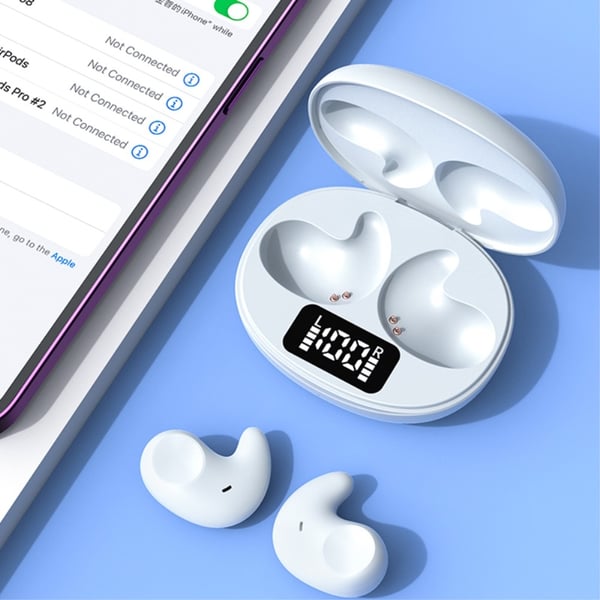 I øret til søvn med sovehodetelefoner Bluetooth - hodetelefoner - svart