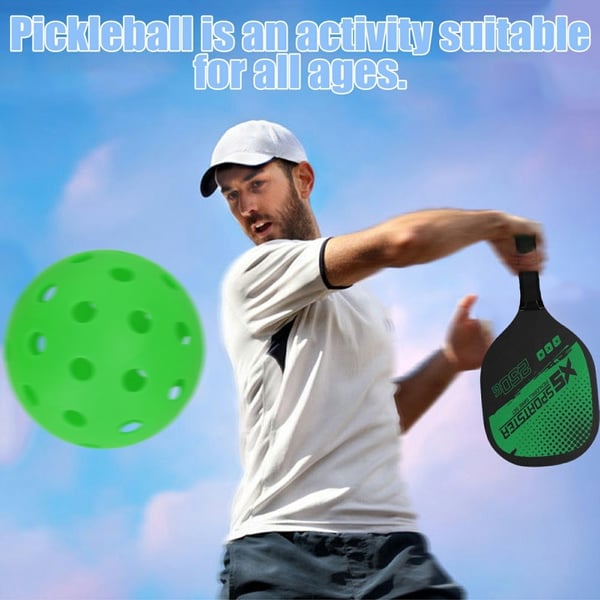 Pickle Ball - mailasarja, 2 mailaa, 4 suolakurkkupalloa