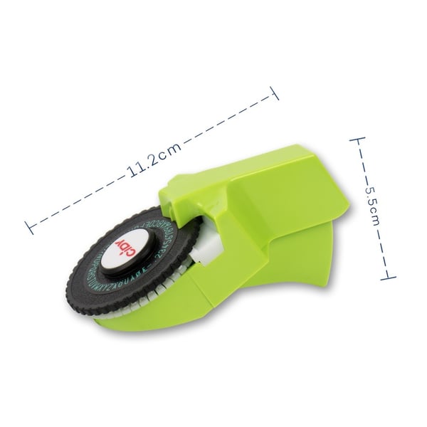 labelmaskine med 2 stk 9 mm til Motex 3D printer label