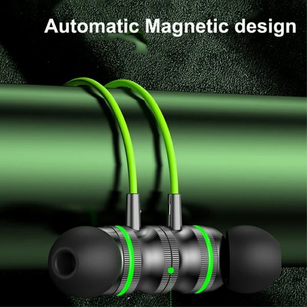 USB - C hovedtelefon med mikrofon magnetisk in - ear gaming - Sort