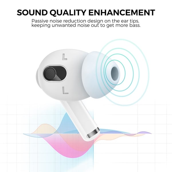 Til AirPods 3 støjreducerende ørepropper Silikonecover M