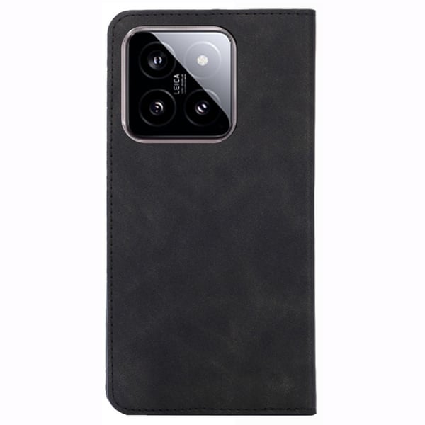 Til Xiaomi 14 Deksel Lommebok - deksel Svart