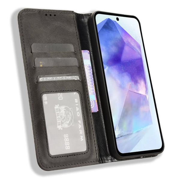Lommebok - deksel Til Samsung Galaxy A35 5G - Svart