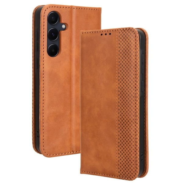 Lommebok - deksel Til Samsung Galaxy A35 5G - Brun Lommebok - deksel Til Samsung Galaxy A35 5G - Brun
