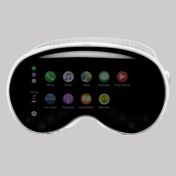 TPU - etui til A Vision Pro Headset - beskyttelsesetui