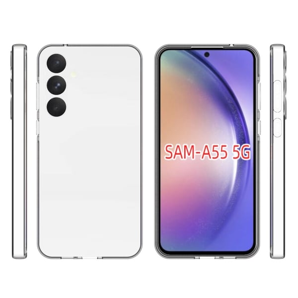 Samsung Galaxy A55 Case TPU Cover Bagside